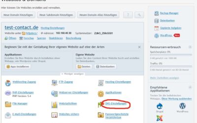 DNS Einstellungen