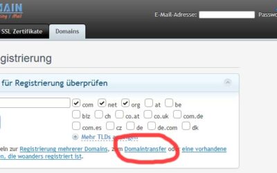 Domain Transfer zu Kingdomain